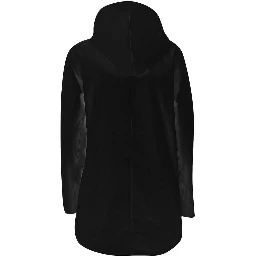 Black Polyester Rain Coat