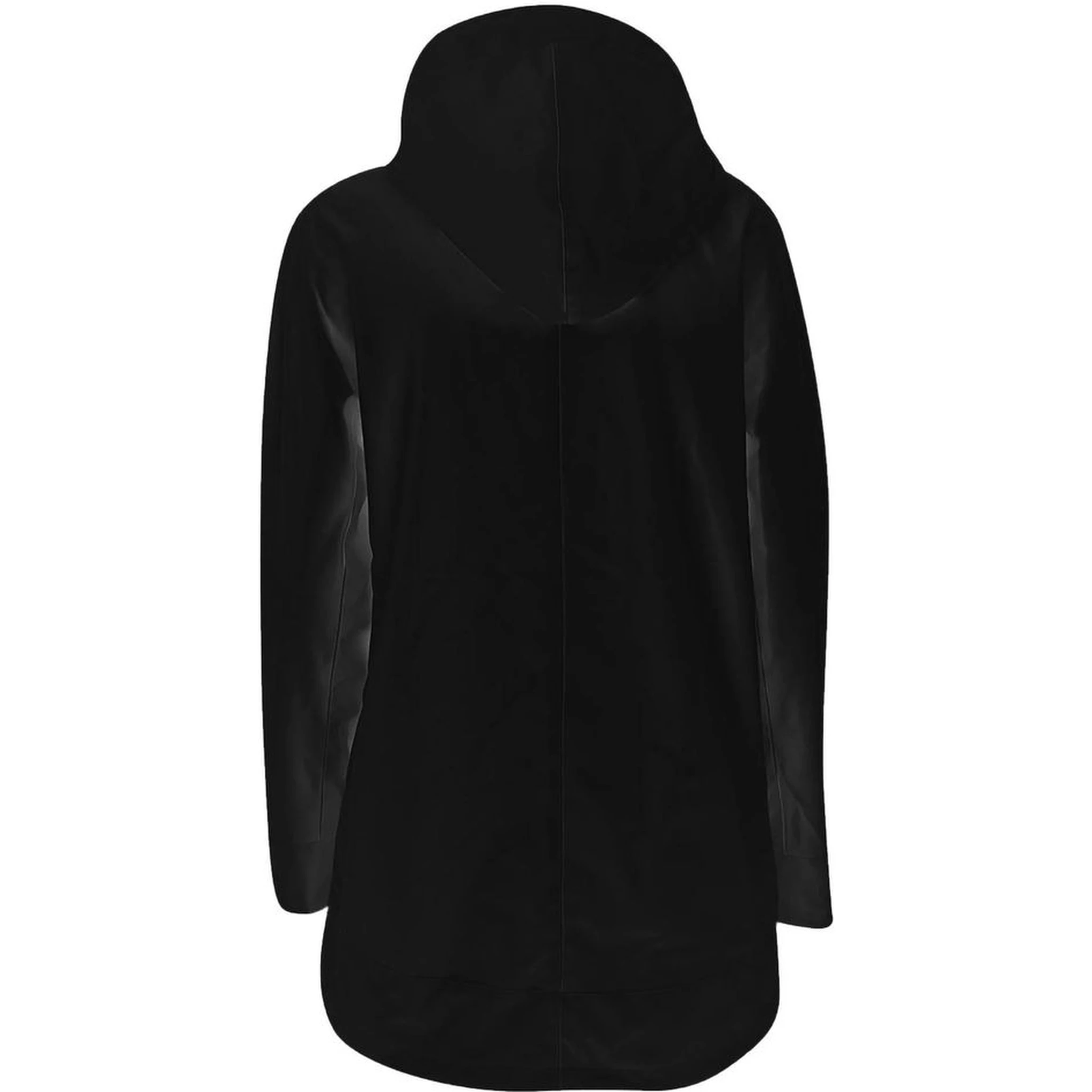 Black Polyester Rain Coat
