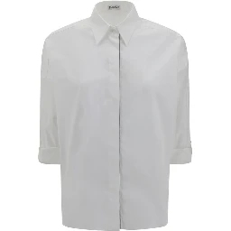 White Cotton Dress Shirt