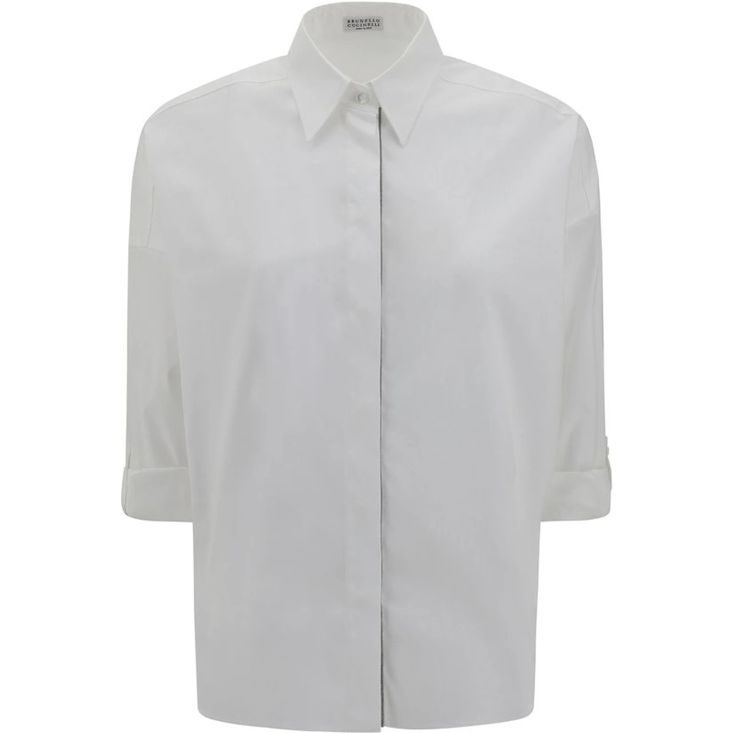 White Cotton Dress Shirt