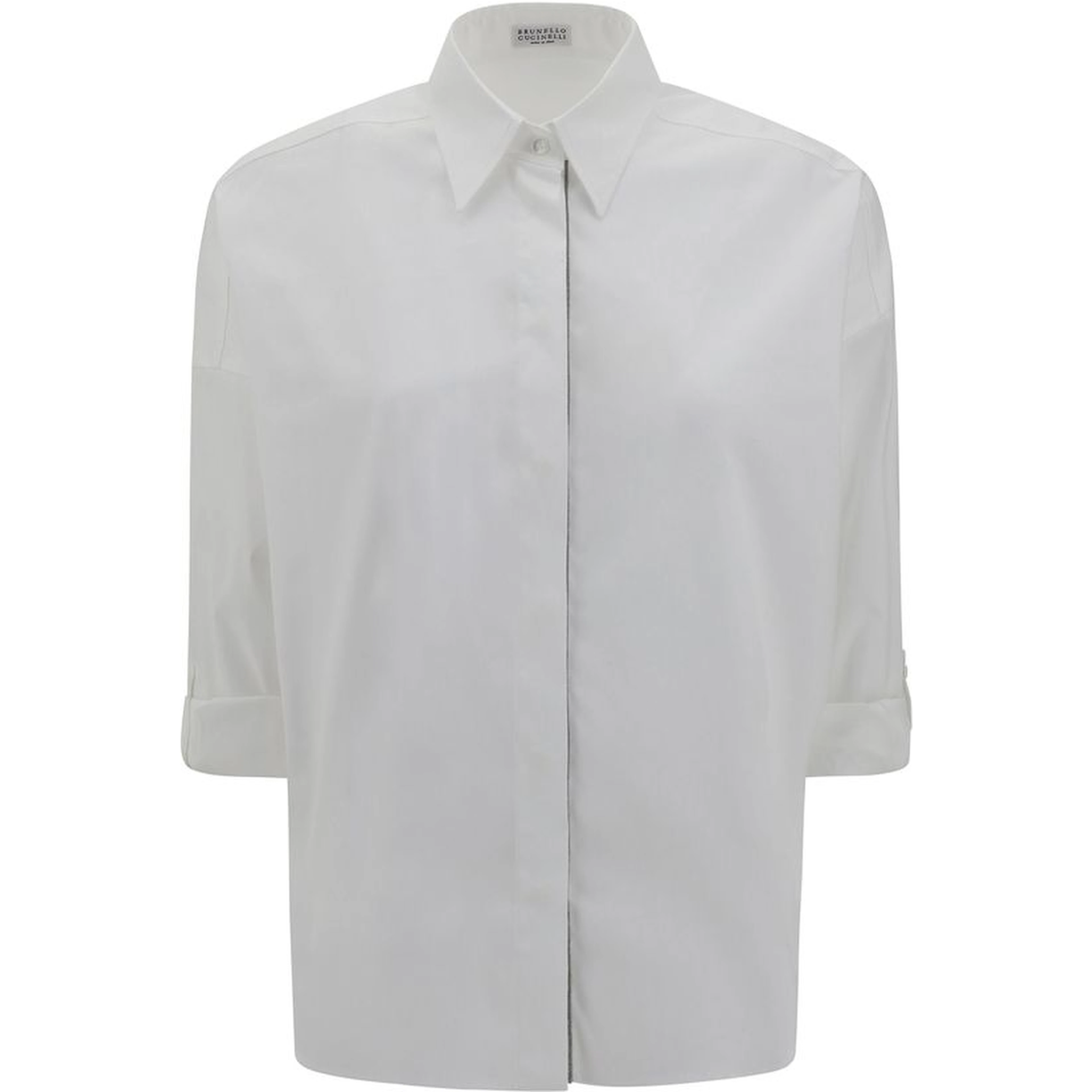 White Cotton Dress Shirt
