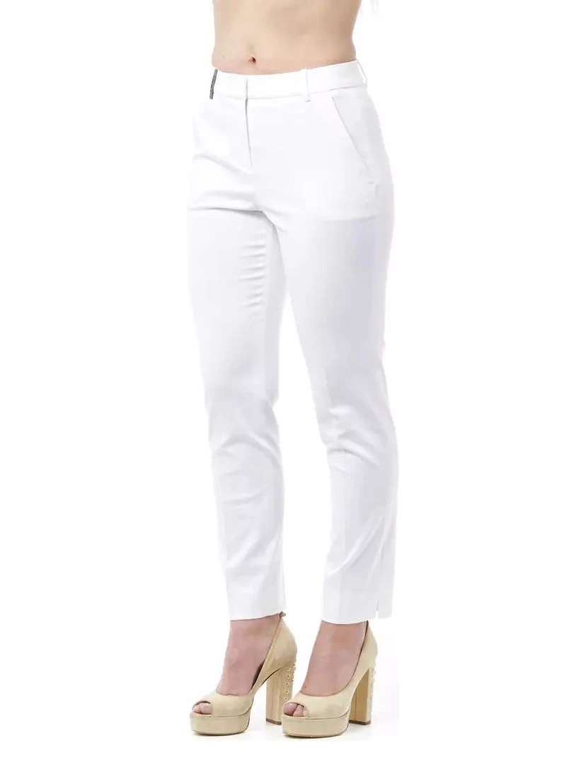 White Cotton Pants