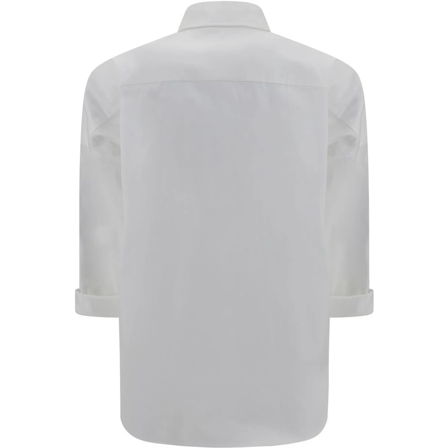 White Cotton Dress Shirt