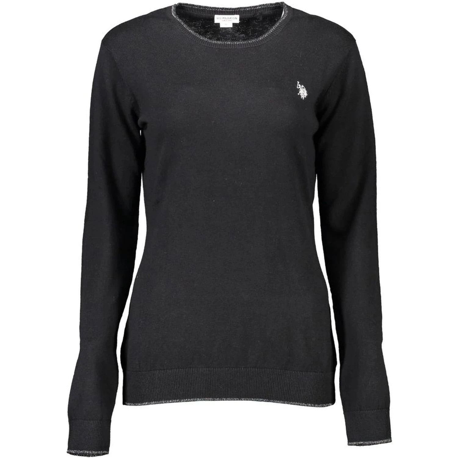 Black Cotton Sweatshirt