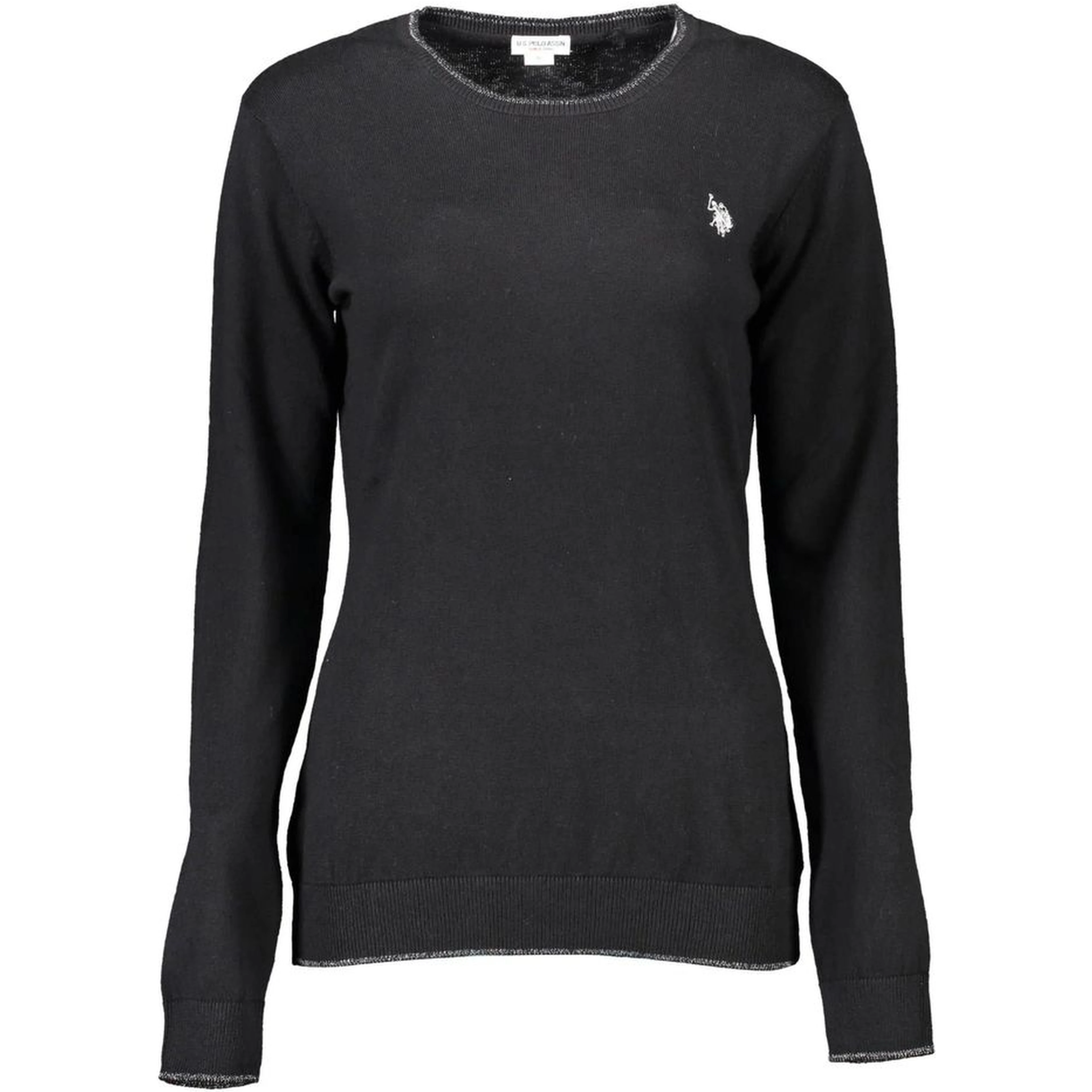Black Cotton Sweatshirt