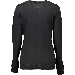 Black Cotton Sweatshirt