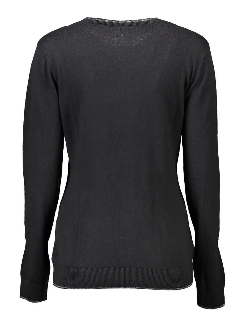 Black Cotton Sweatshirt