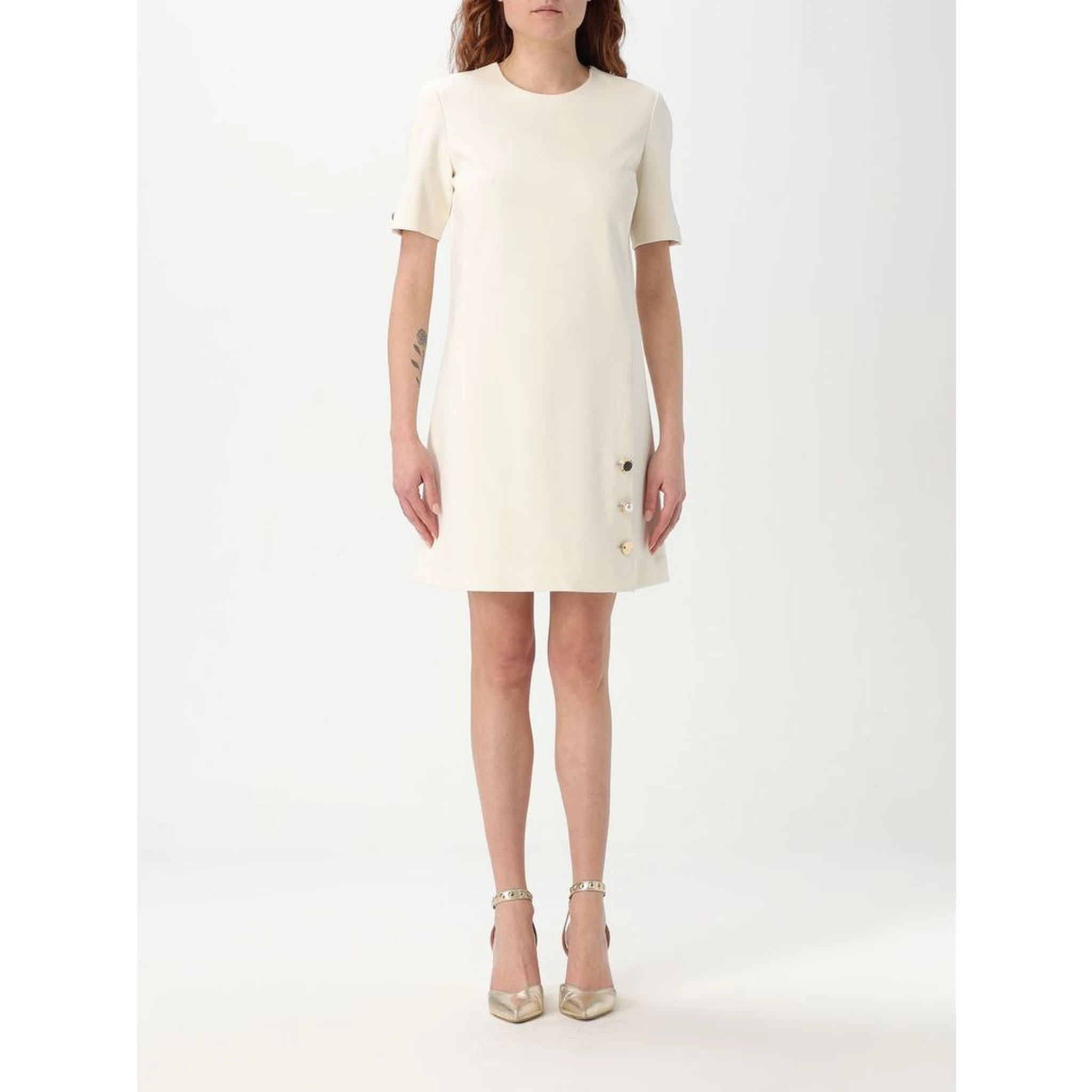 Pearl Polyester Casual Dress