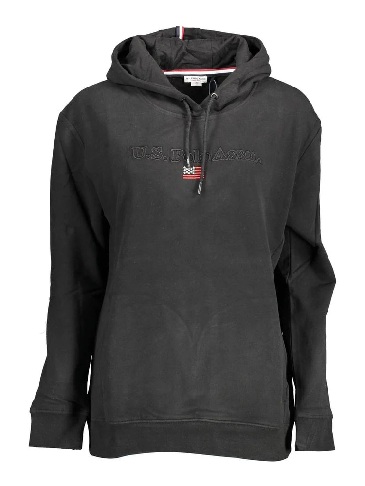 Black Cotton Sweatshirt