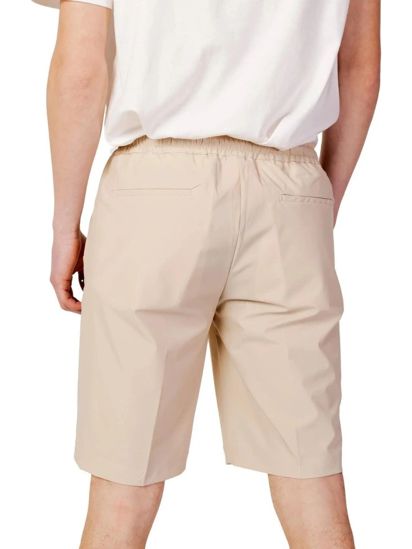 Beige Nylon Shorts