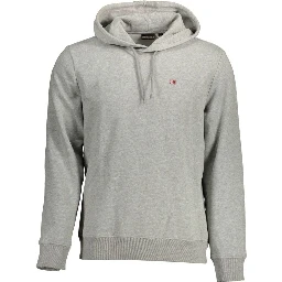 Gray Cotton Hoodie