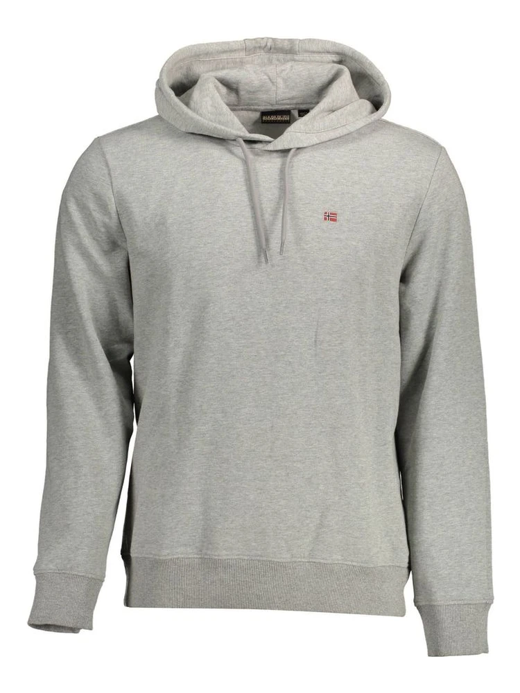 Gray Cotton Hoodie