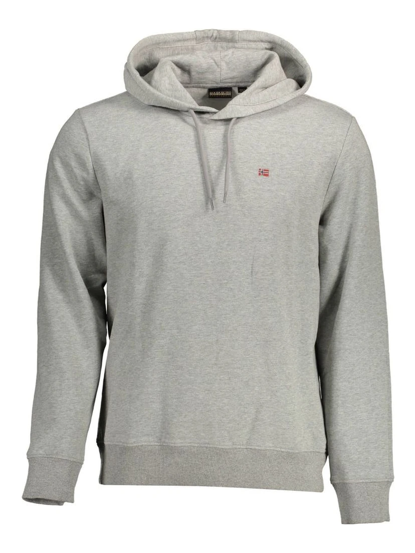 Gray Cotton Hoodie