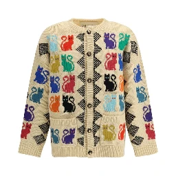 Multicolor Wool Cardigan