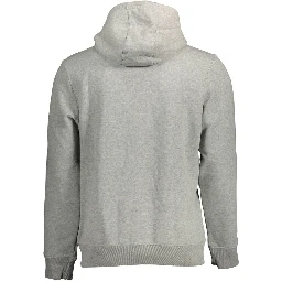 Gray Cotton Hoodie
