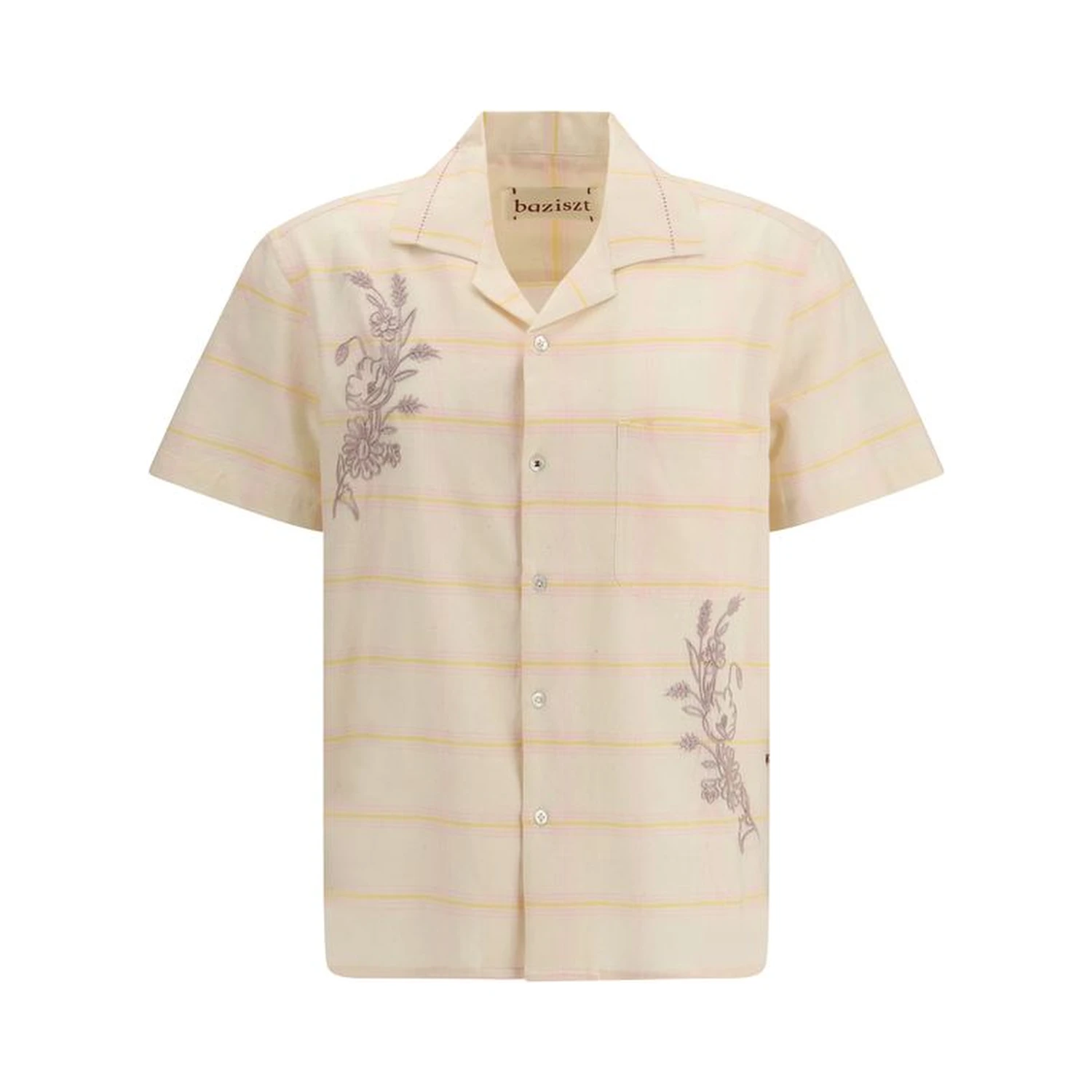 Multicolor Cotton Shortsleeve Shirt