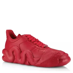 Multicolor Calfskin Chunky Sneakers
