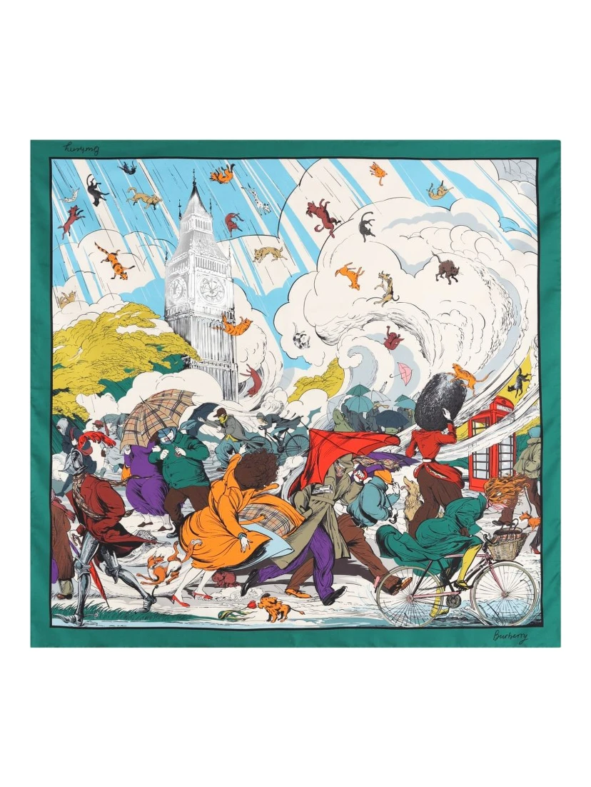 Burberry Scarfs Green