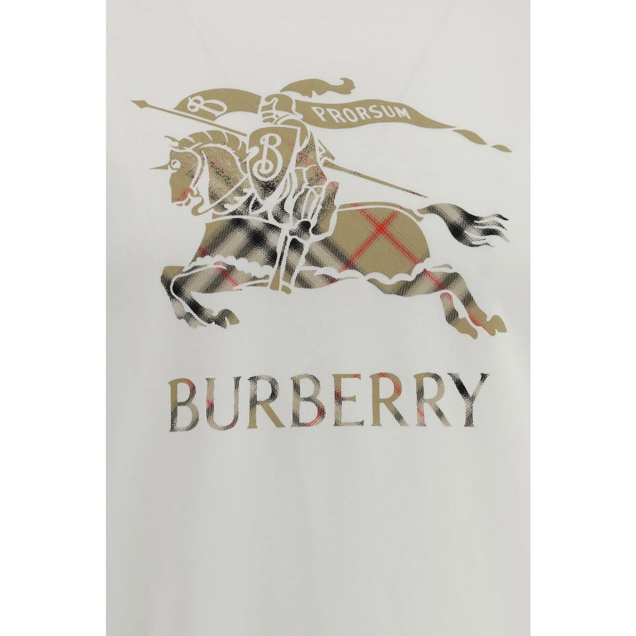 تي شيرت قطني أبيض