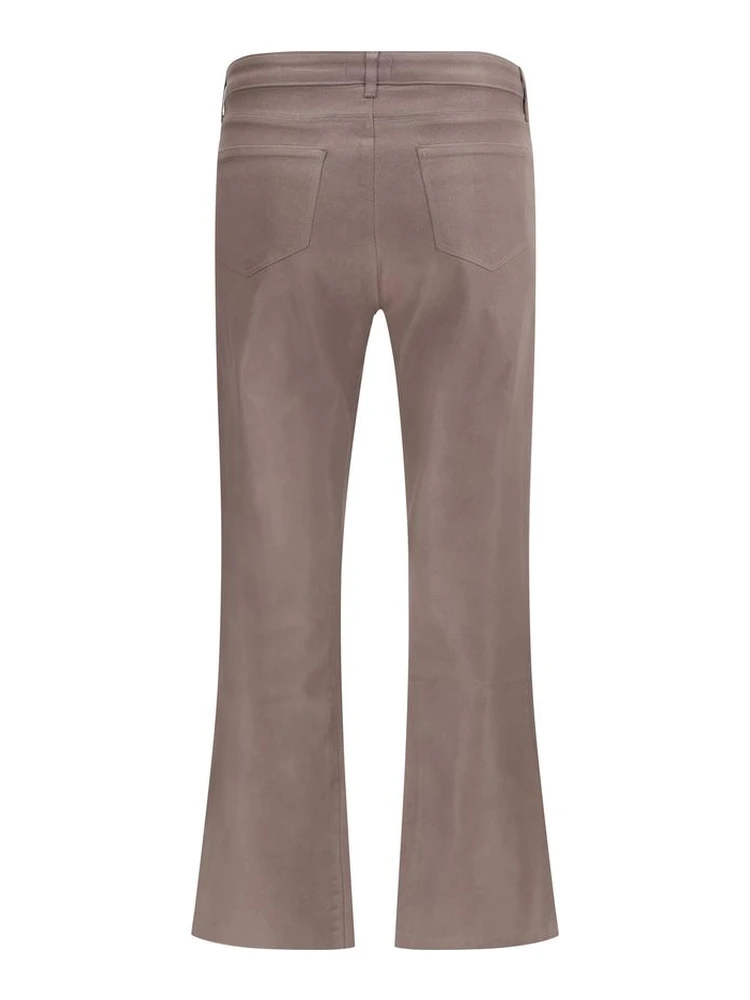 Beige Cotton Casual Pants alternative