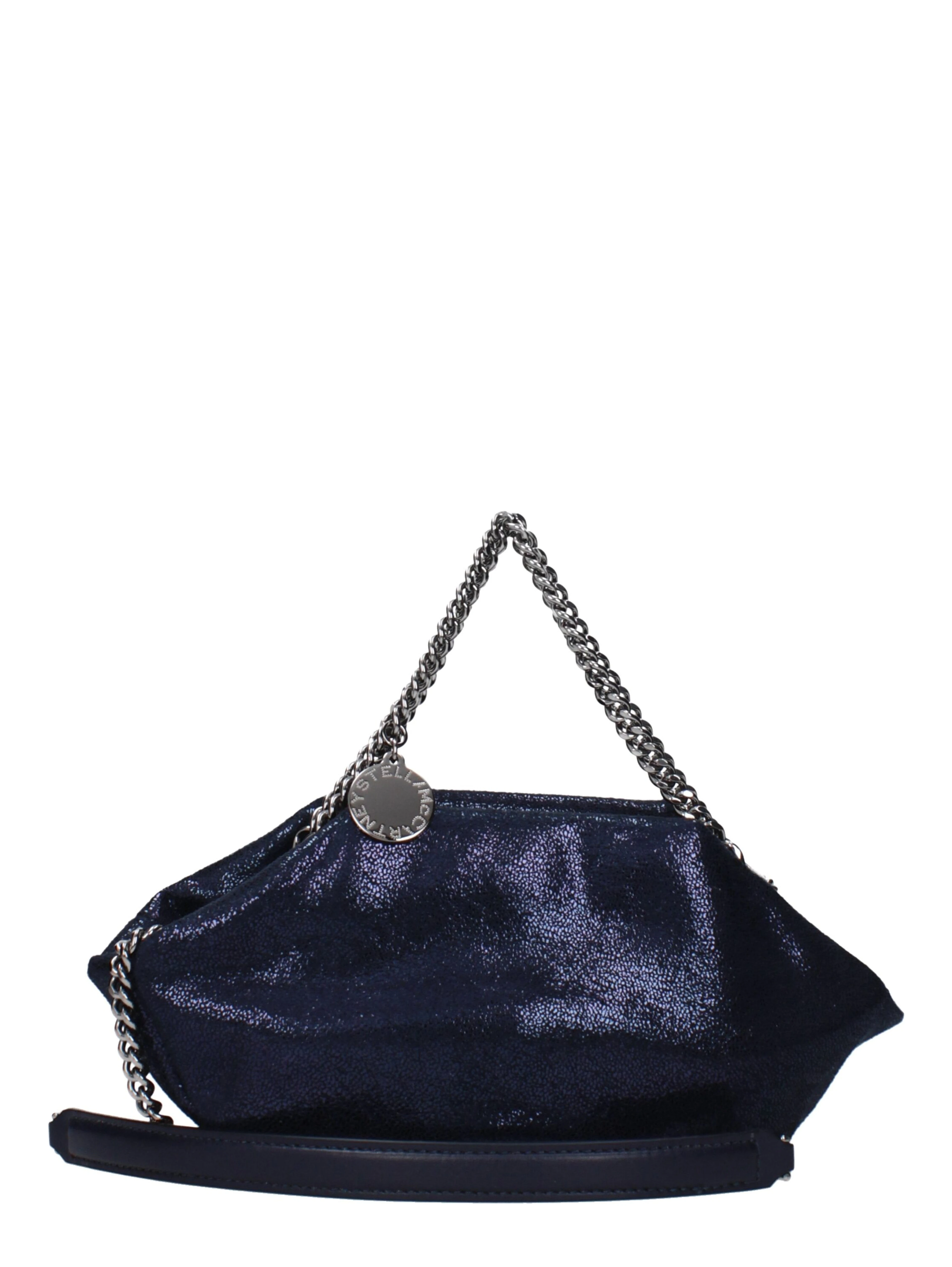 Blue Leather Handbag