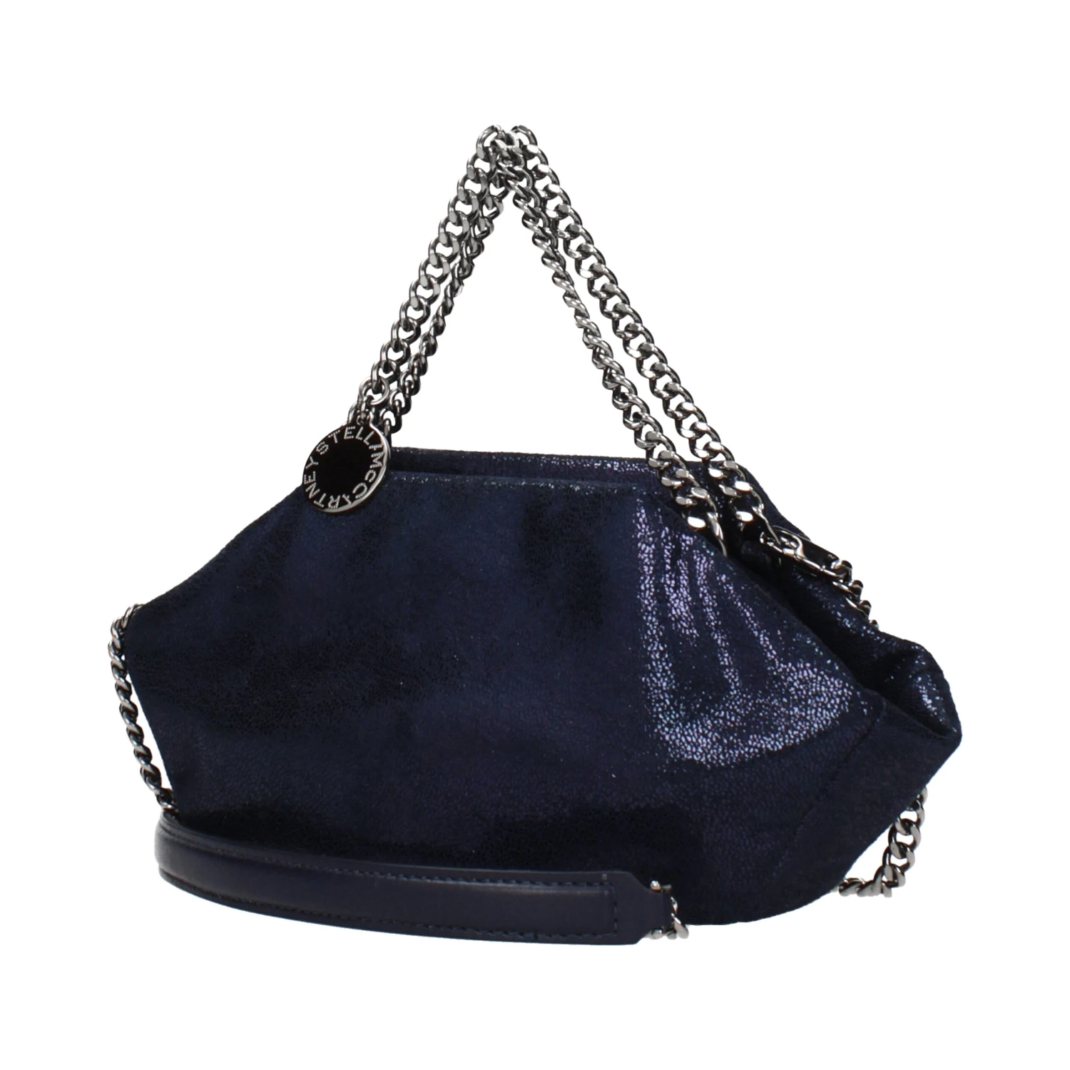 Blue Leather Handbag