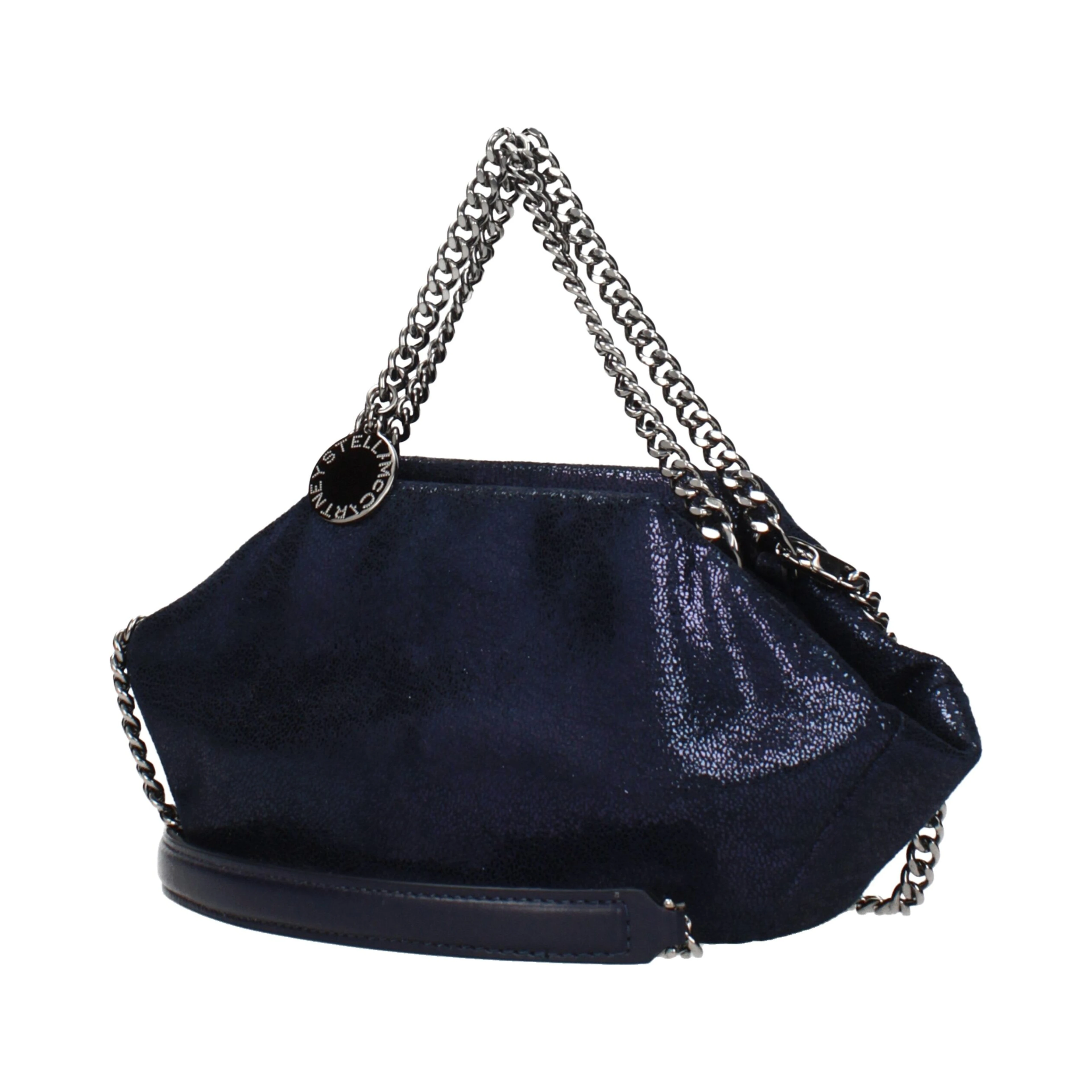 Blue Leather Handbag