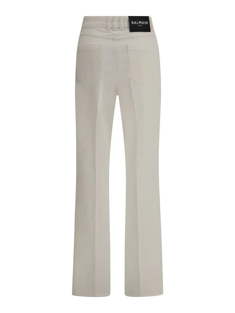 White Cotton Straight-Leg Jeans alternative