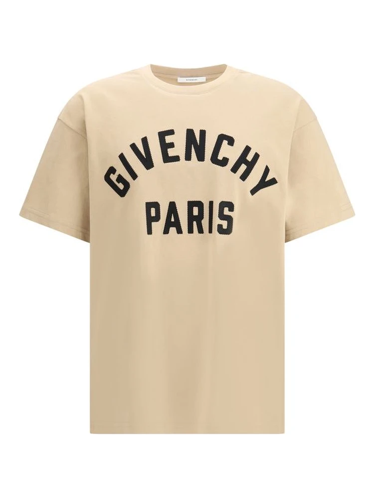 Beige Cotton T-Shirt