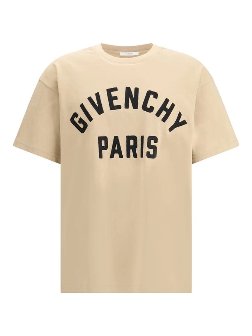 Beige Cotton T-Shirt