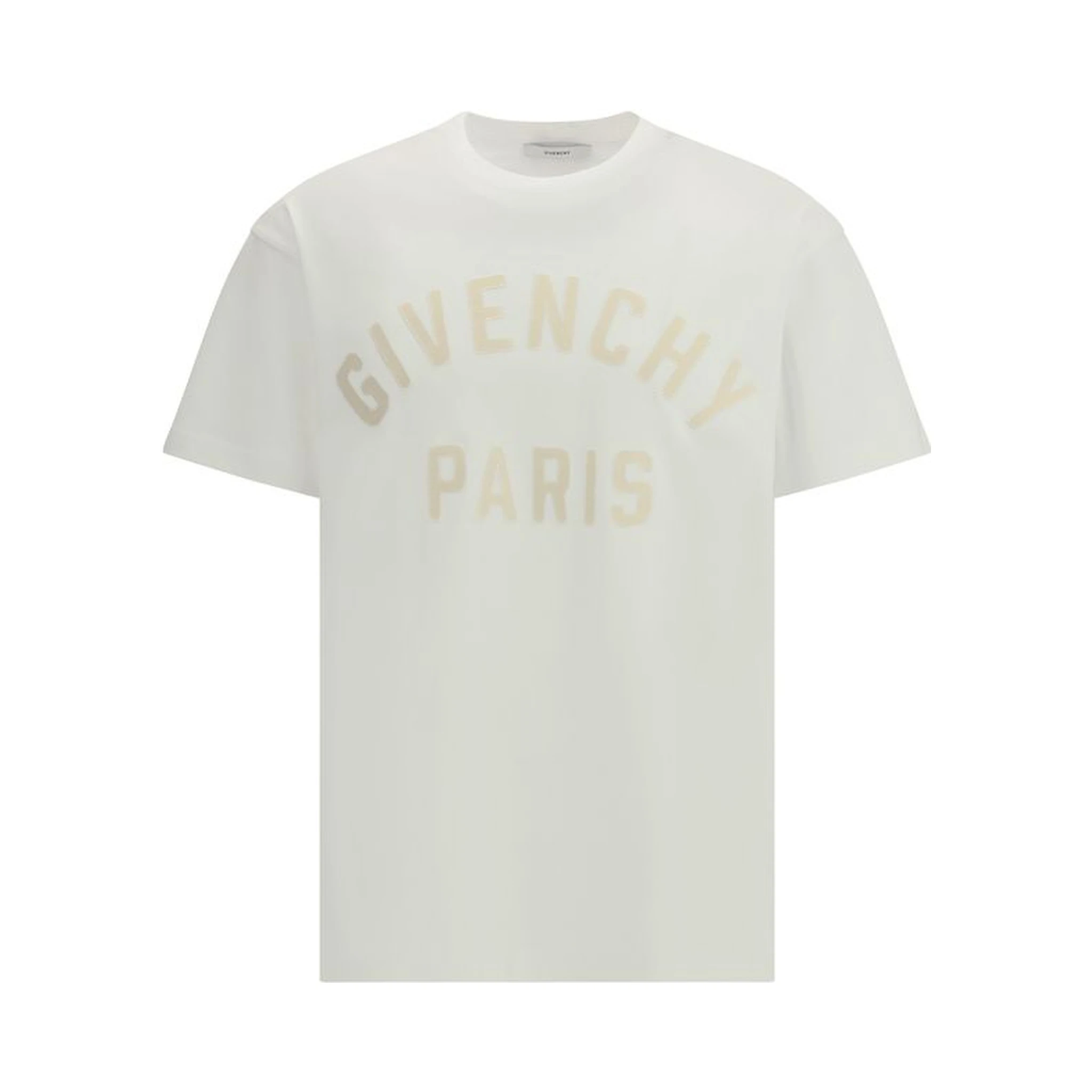 تي شيرت قطني أبيض