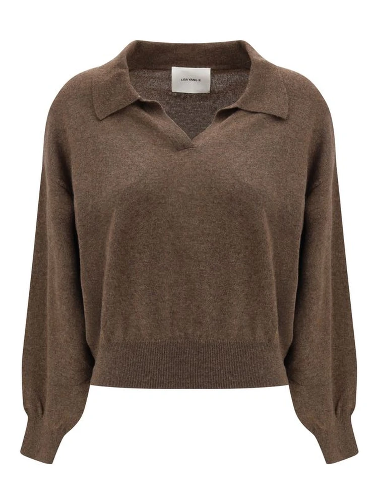 Brown Cashmere Sweatshirt