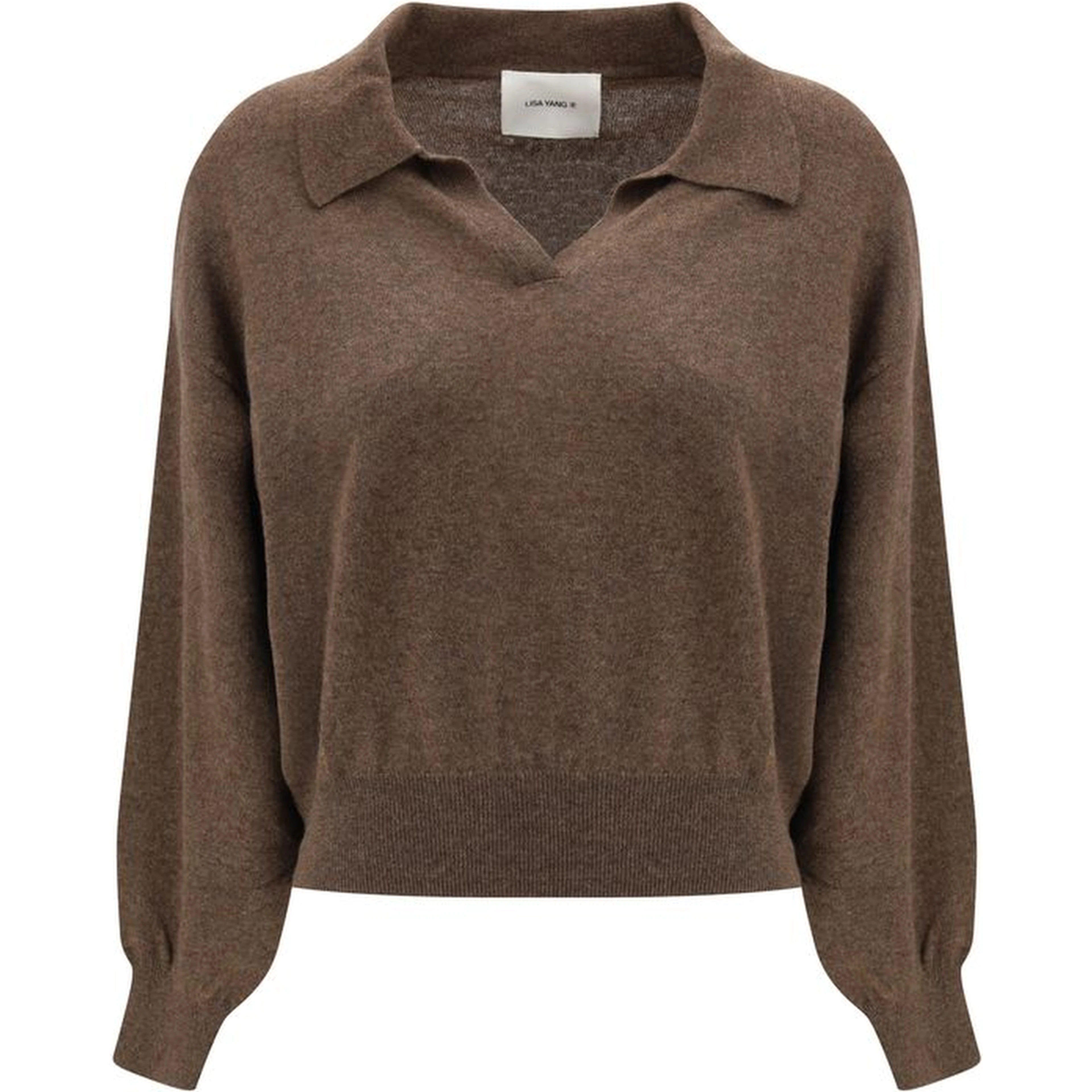 Brown Cashmere Sweatshirt