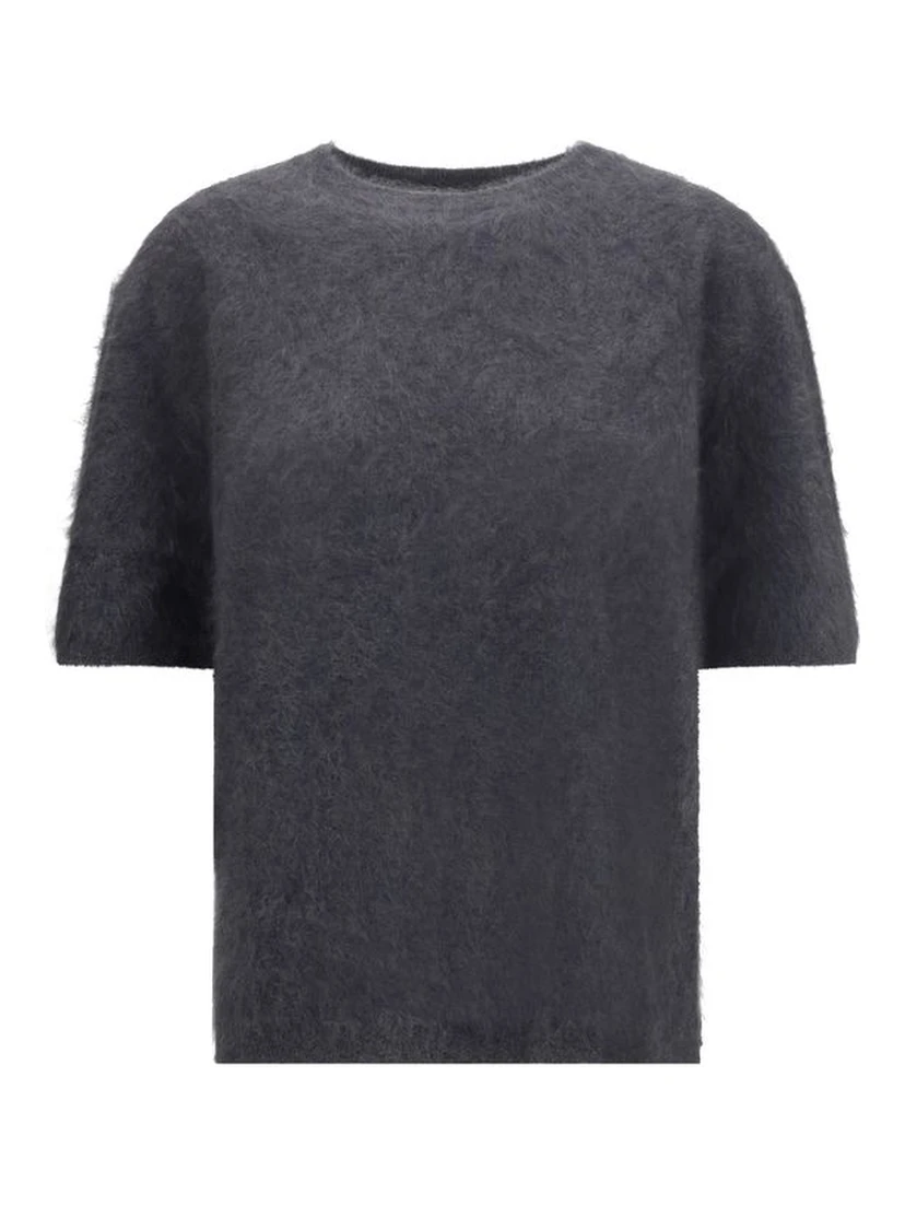 Gray Cashmere Sweatshirt