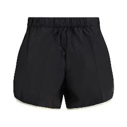 Black Recycled Polyamide Bermuda Shorts