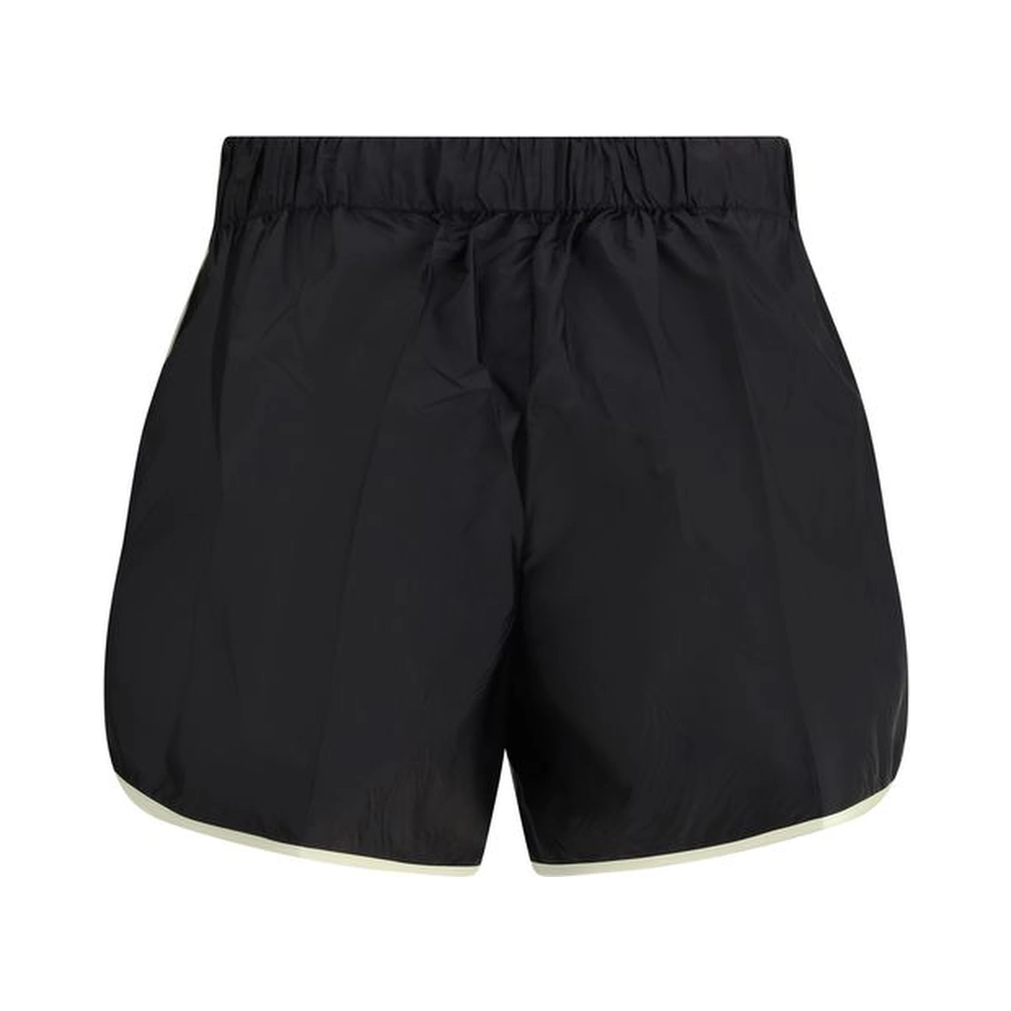 Black Recycled Polyamide Bermuda Shorts