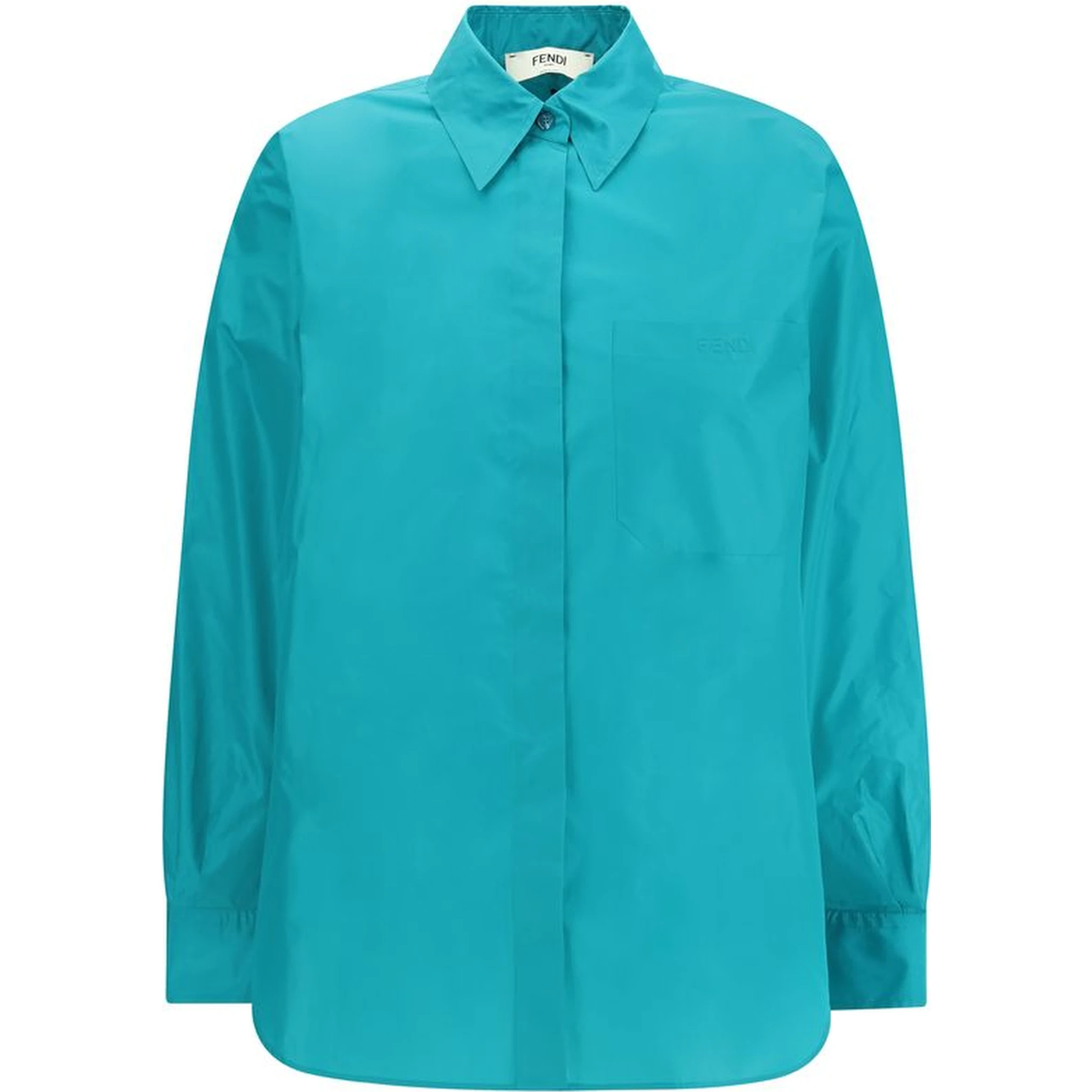 Light Blue Silk Dress Shirt