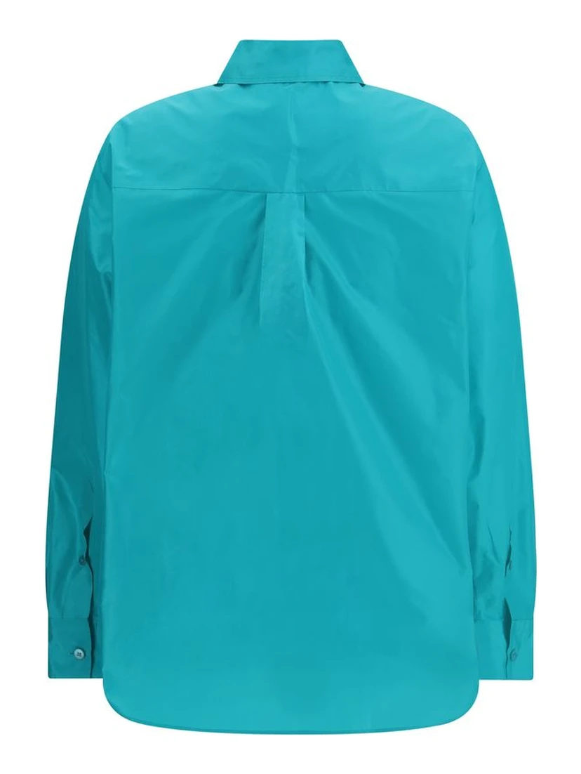 Light Blue Silk Dress Shirt