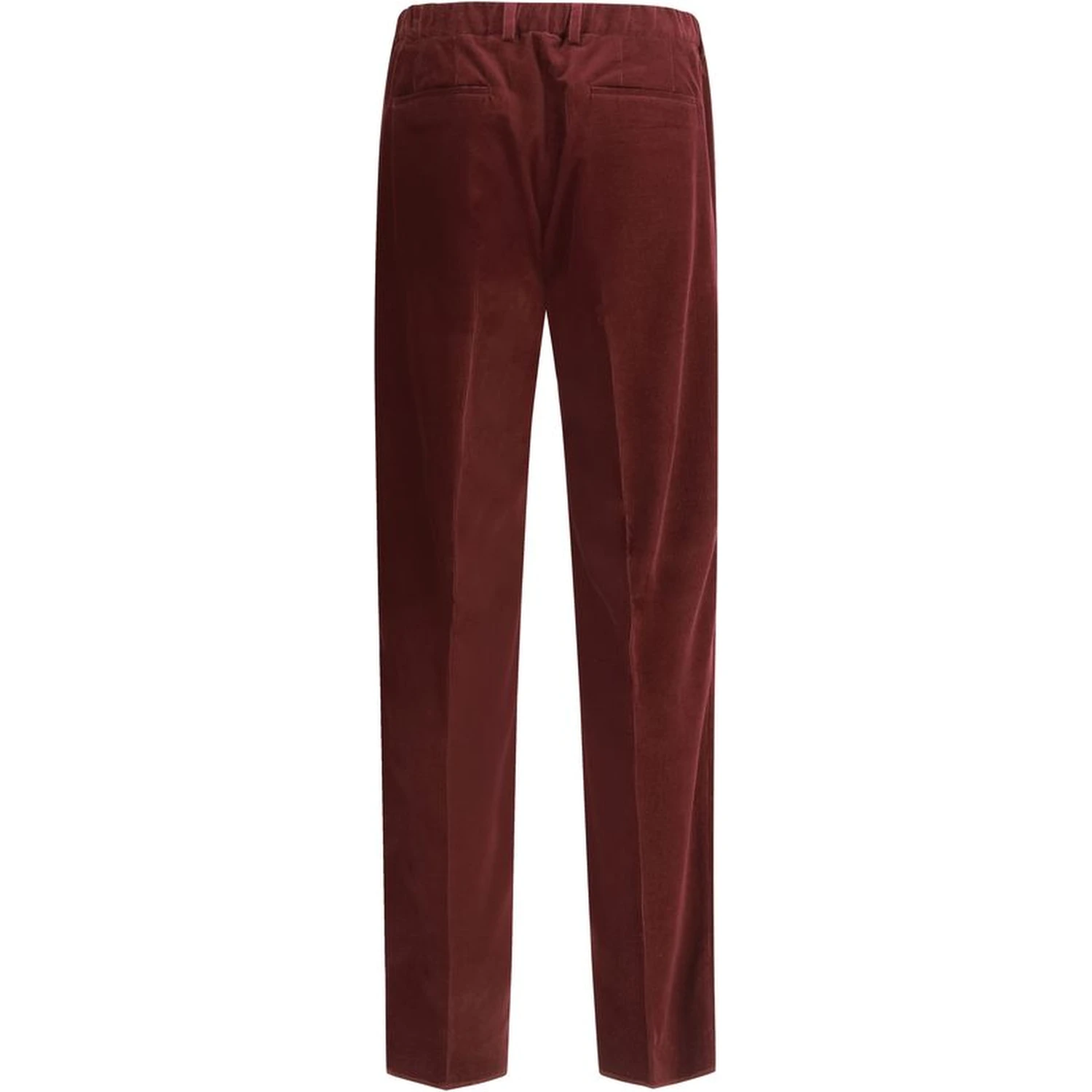 Bordeaux Cotton Casual Pants