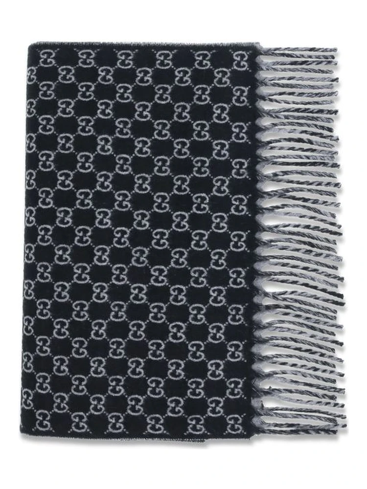 Black Wool Scarf