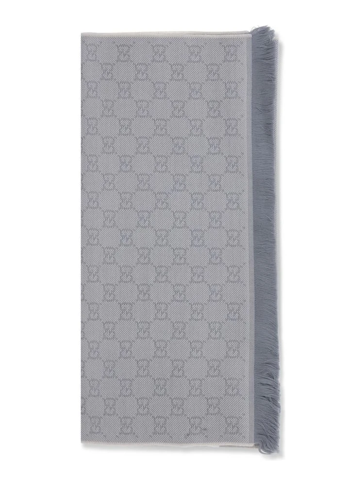 Gray Wool Scarf