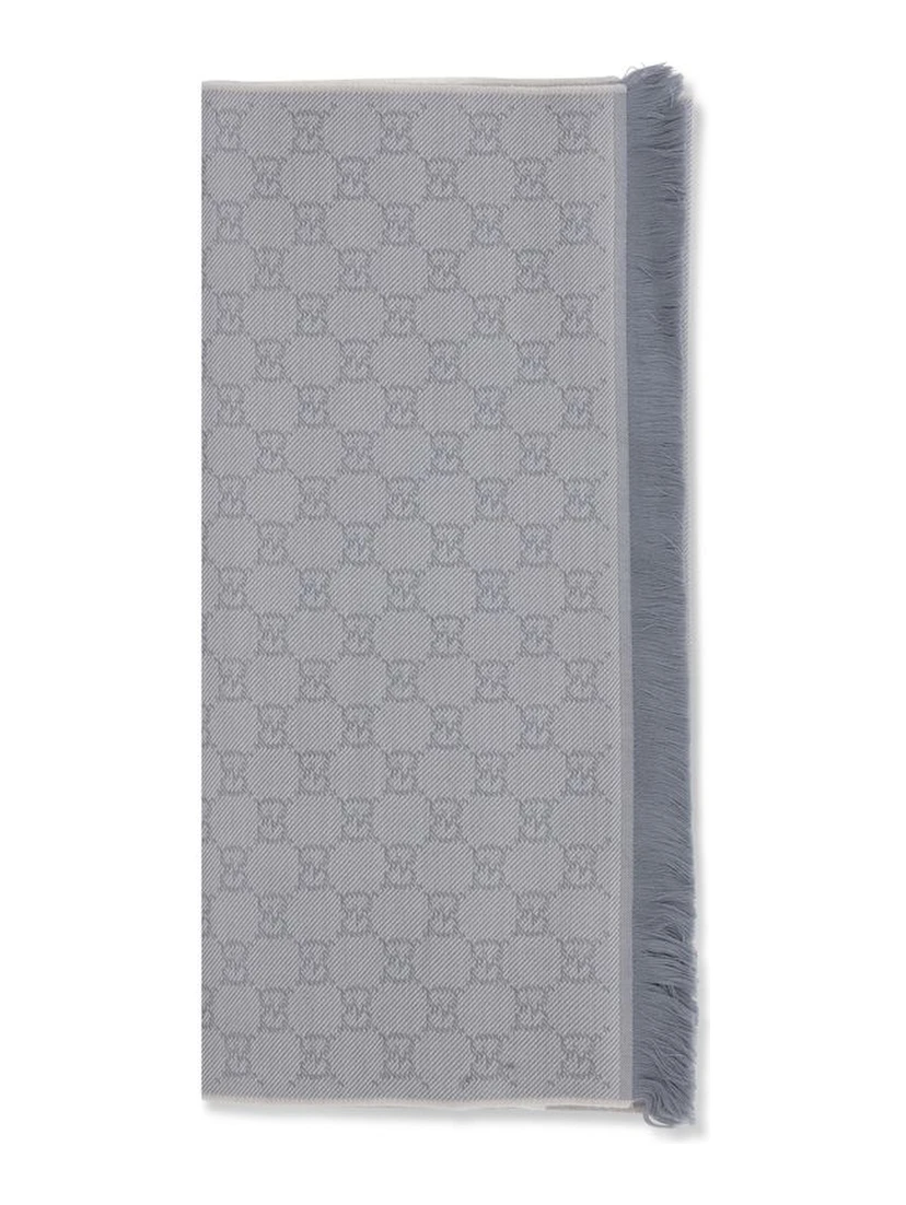 Gray Wool Scarf