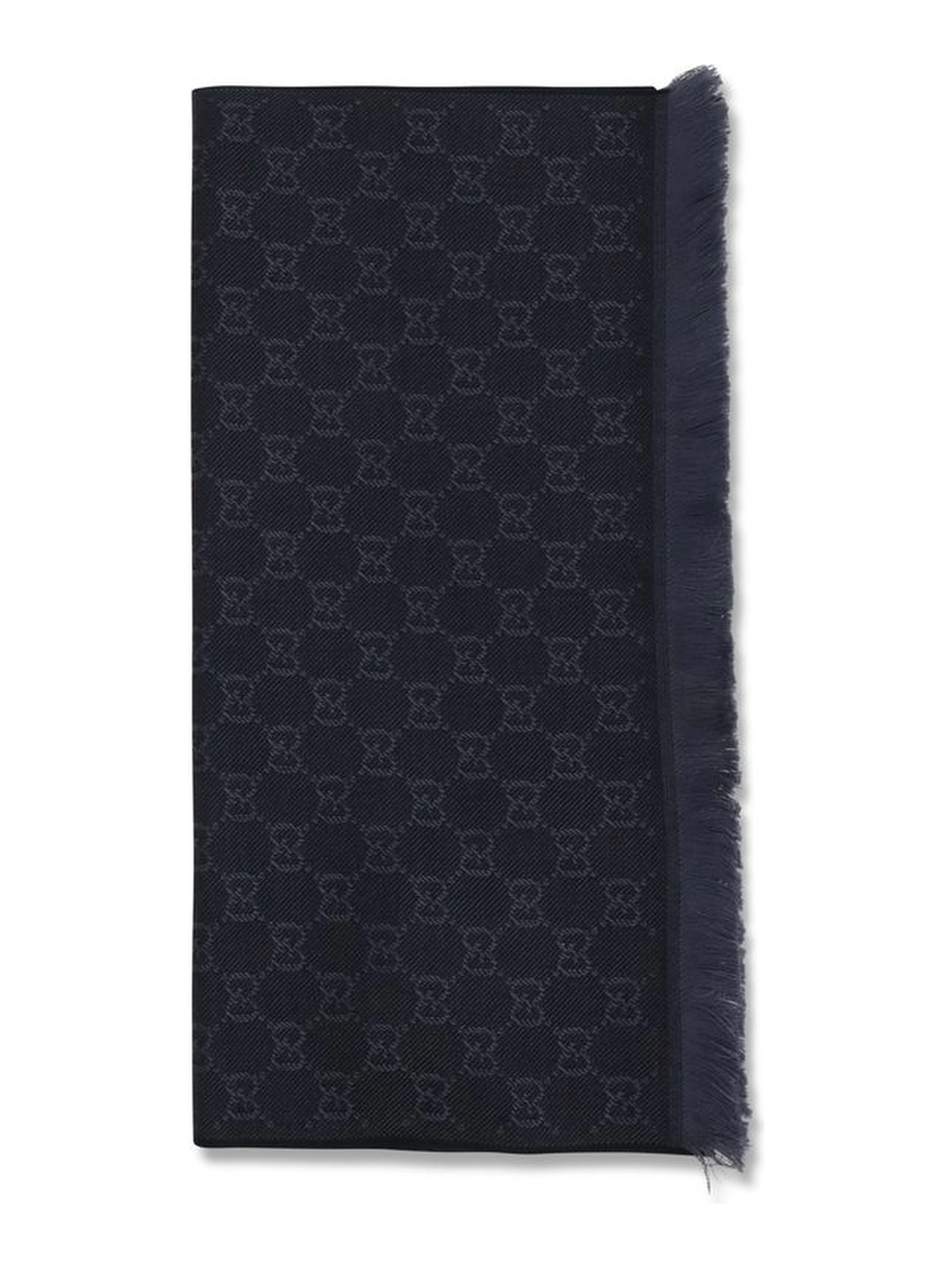 Black Wool Scarf