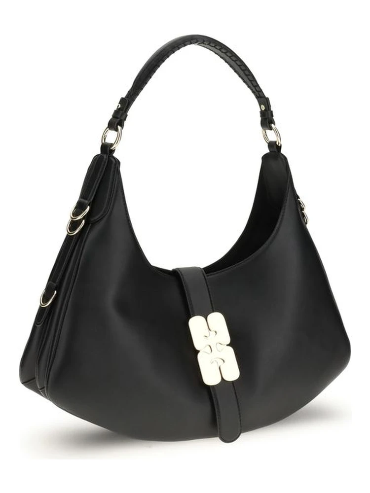 Black Calf Leather Bos Taurus Shoulder Bag alternative