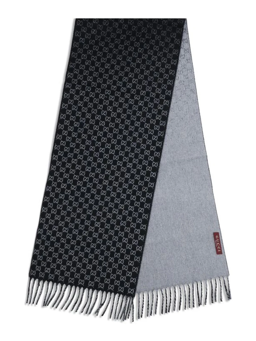 Black Wool Scarf