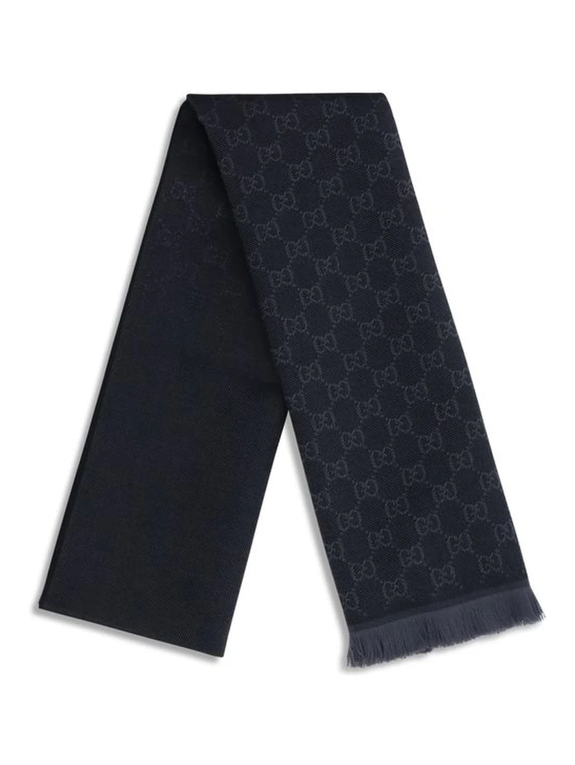 Black Wool Scarf
