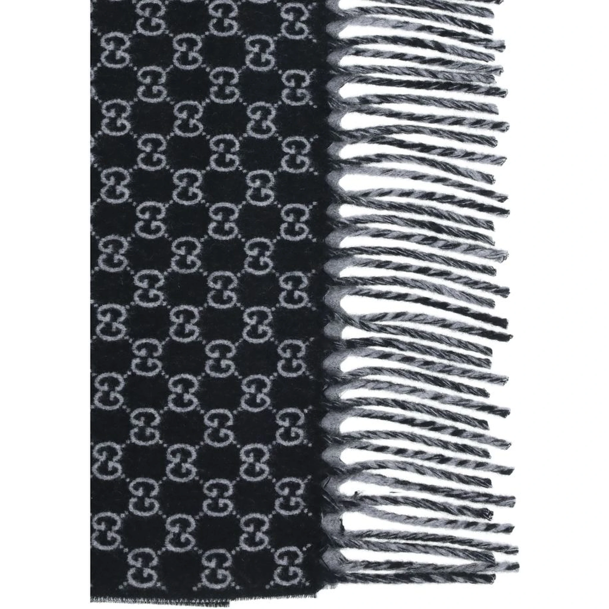 Black Wool Scarf