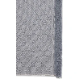 Gray Wool Scarf