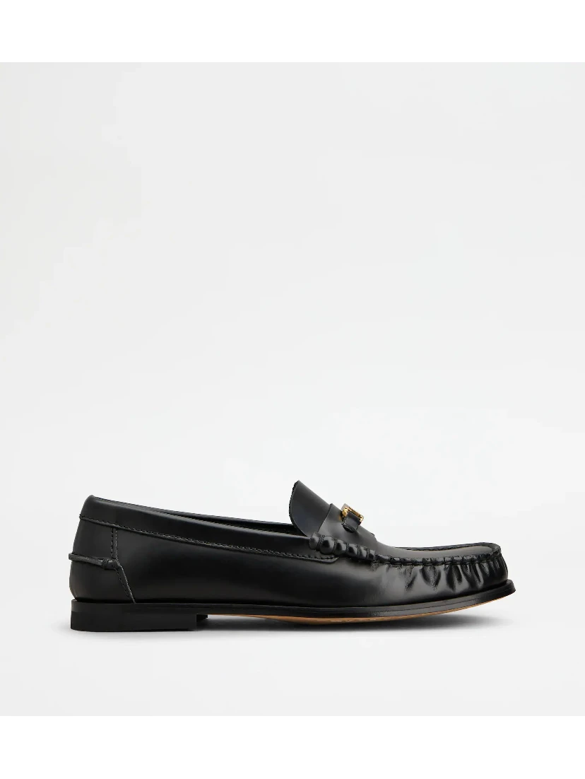 Leather loafers