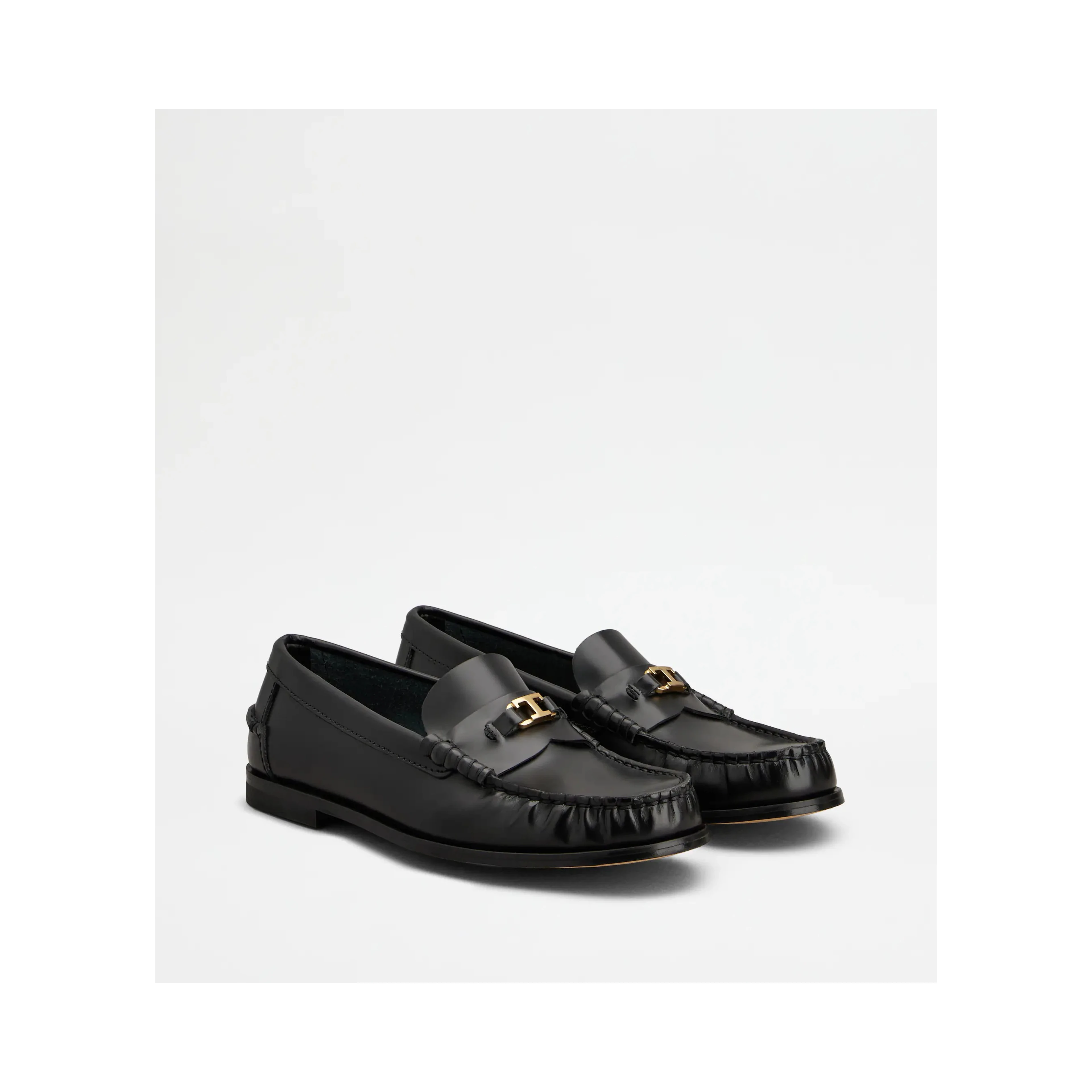 Leather loafers